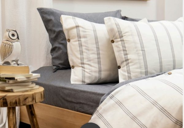GKC Home Exclusive İpliği Boyalı Nevresim Takımı - Atlas - Görsel 3