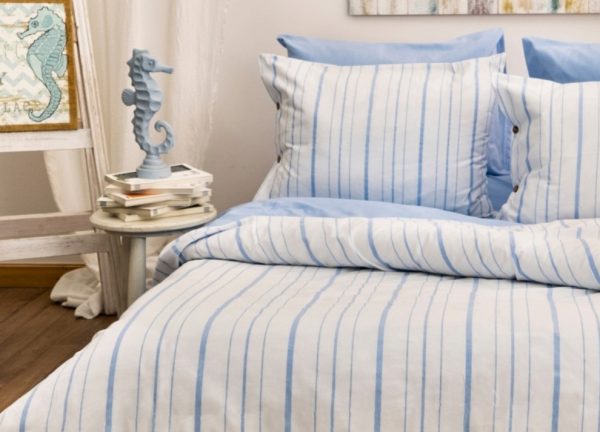 GKC Home Exclusive İpliği Boyalı Nevresim Takımı - Okyanus, rengi ve dokusuyla yatak odanızın ambiyansını değiştirir. Ferah bir ortam oluşturur ve her mevsim kullanıma uygundur.